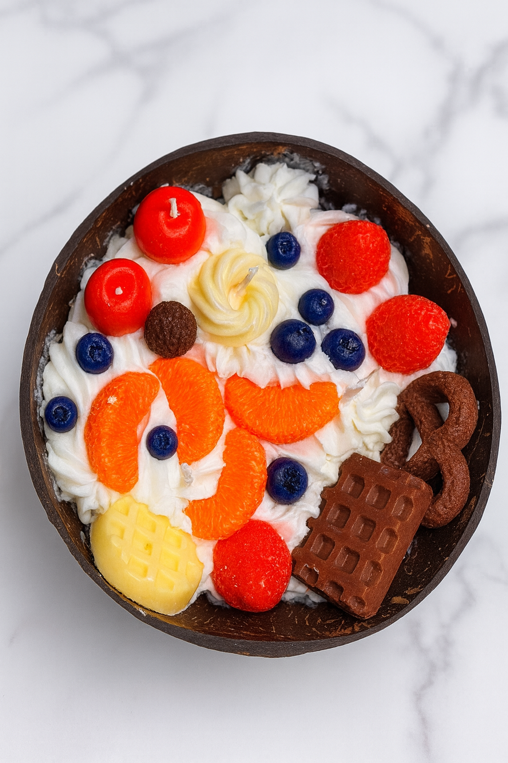 Fruits scented candles