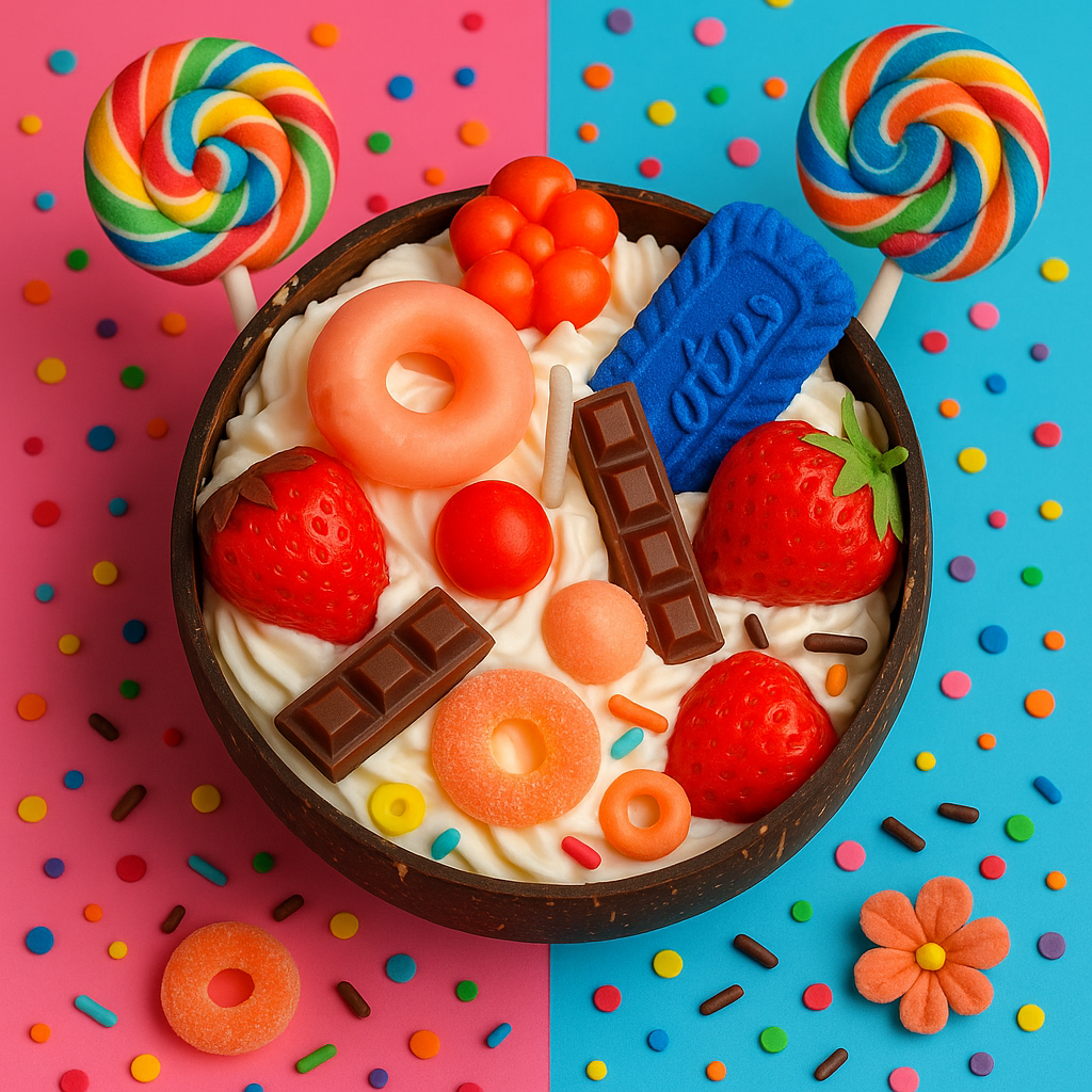 Coconut Shell Dessert Candle