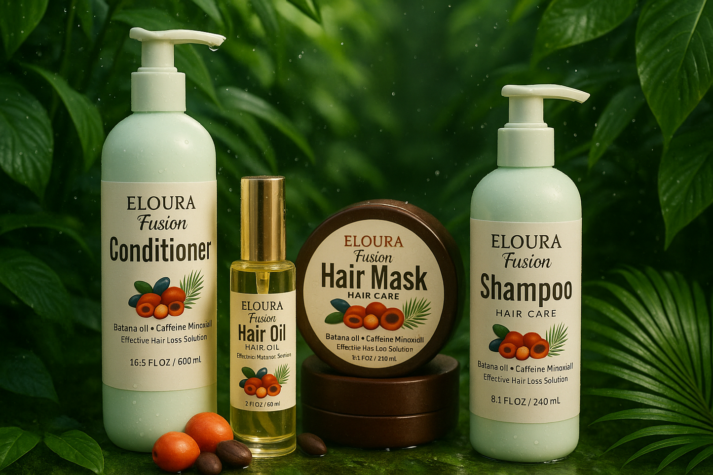 Batana oil + Caffeine-Minoxidil Hair care set