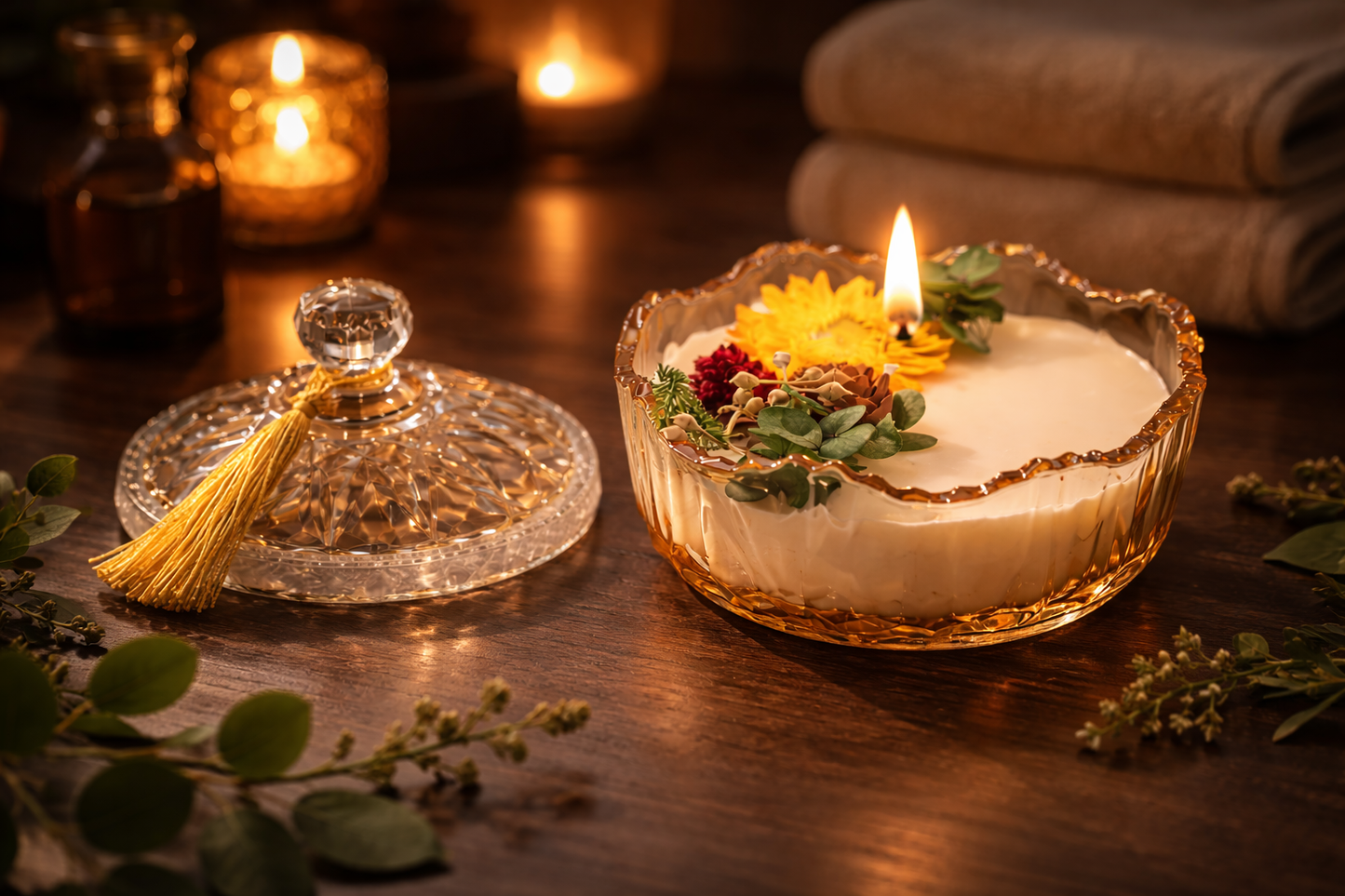 Vanilla Bloom Luxury Candle