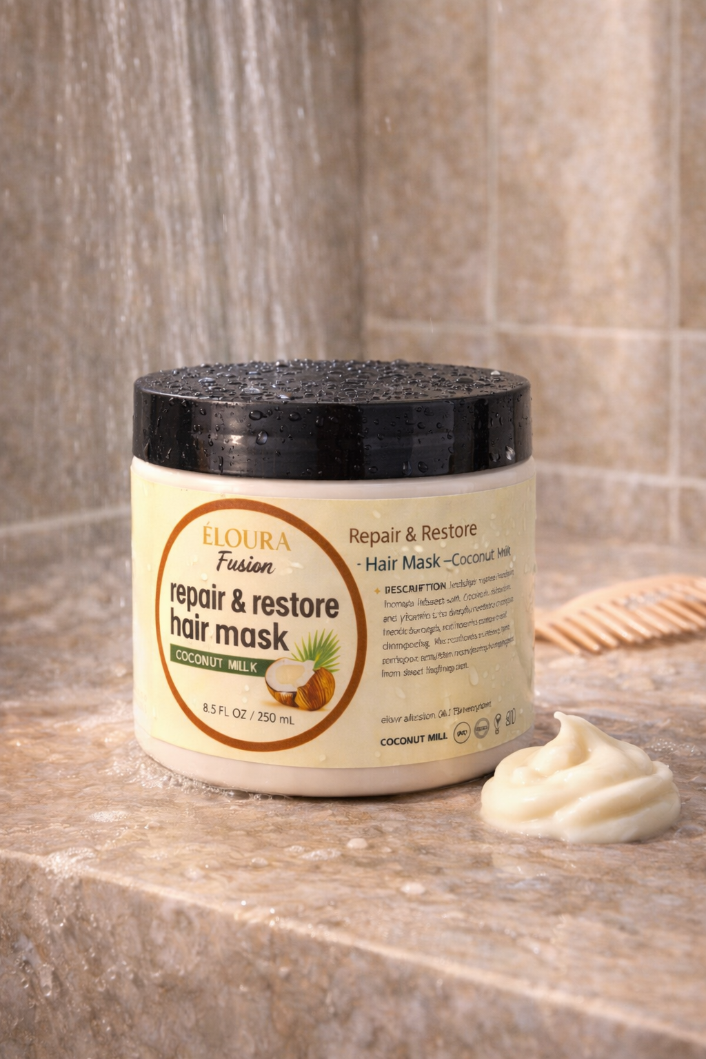 Coconut hair mask