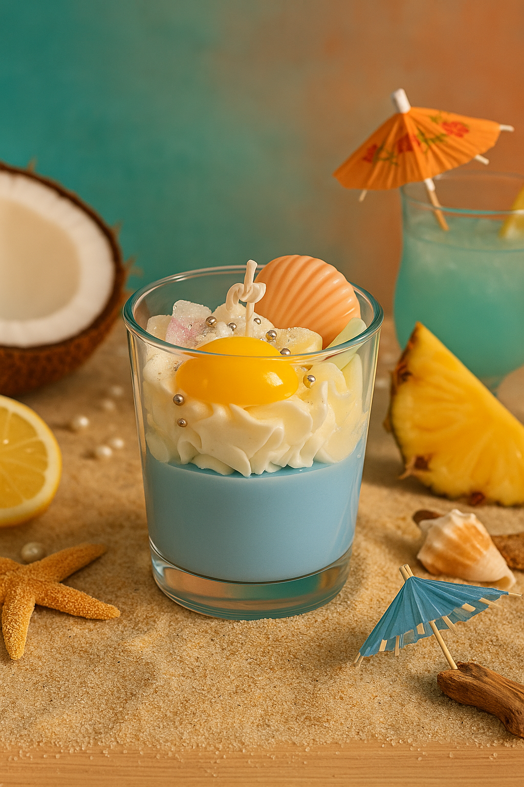 Dessert scented candle