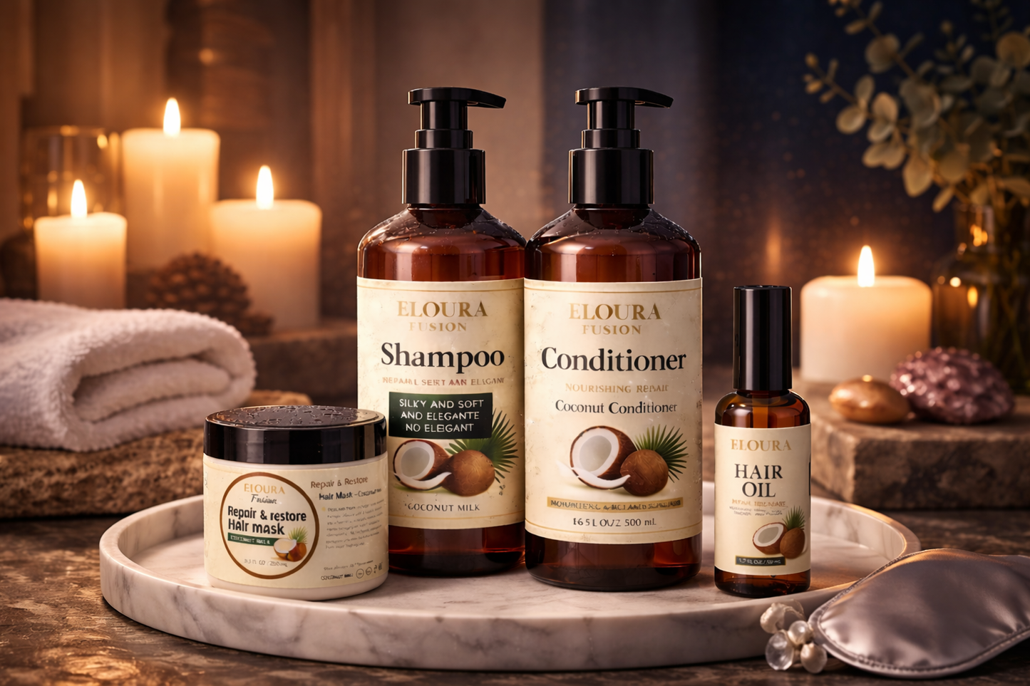 Full complete Ritual Coconut Repair &
Restore Set