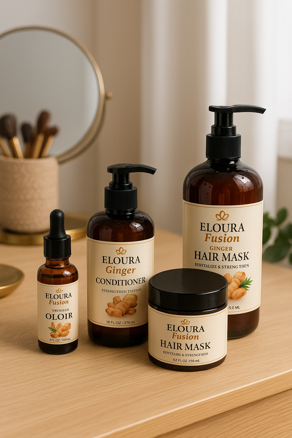 Ginger Hair Care Set