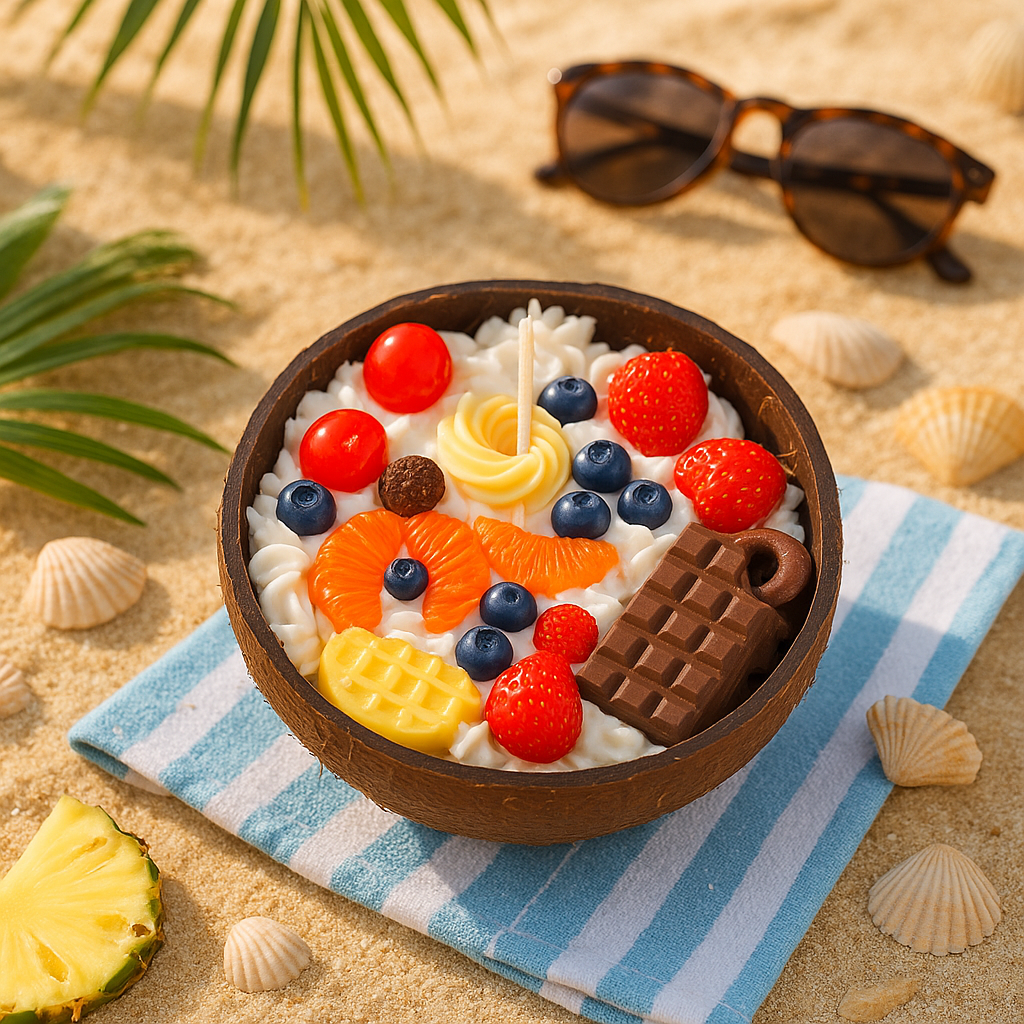 Fruits scented candles