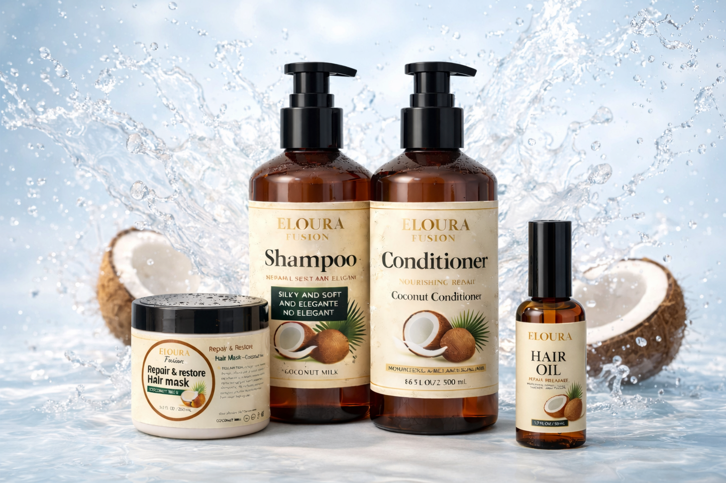 Full complete Ritual Coconut Repair &
Restore Set