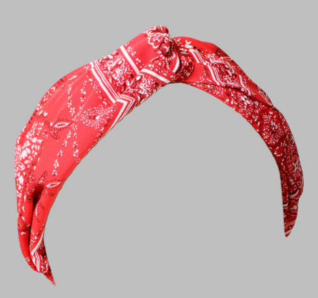 Boho Block Paisley Twist Headwrap