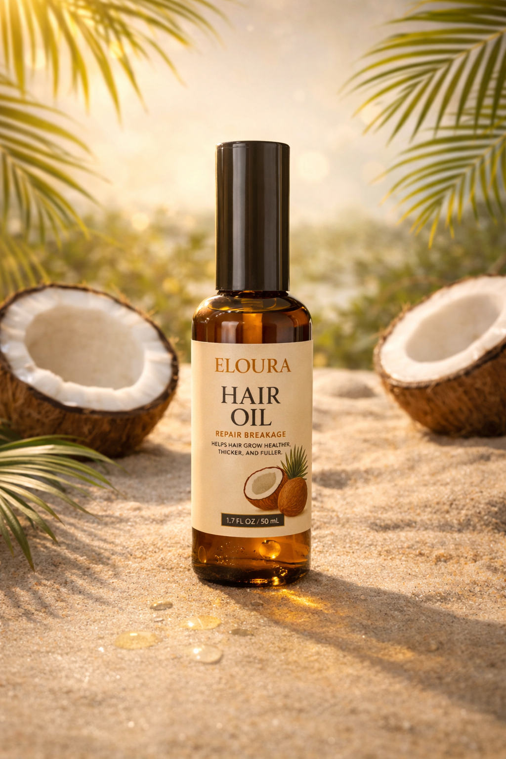 Coconut hair oil
