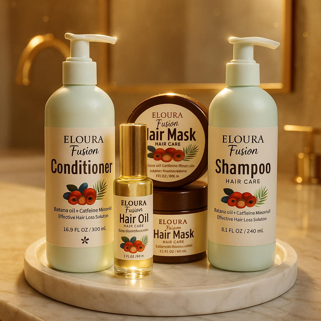 Batana oil + Caffeine-Minoxidil Hair care set