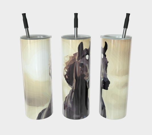 Wild Black Horse Stainless Steel 20 oz Tumbler
