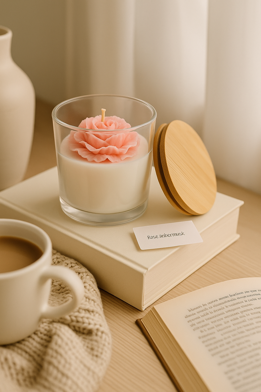 Rose Amber Musk Candles