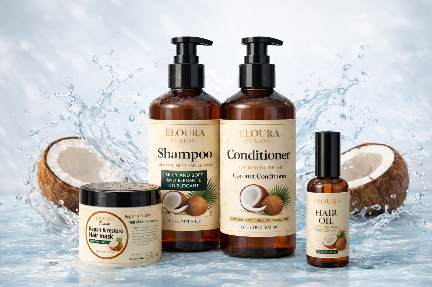 Full complete Ritual Coconut Repair &
Restore Set