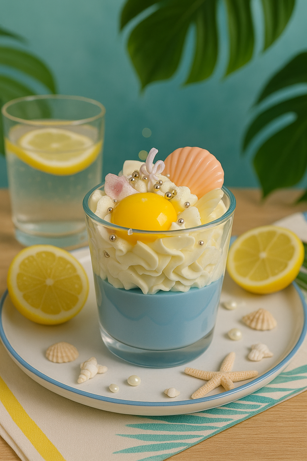 Dessert scented candle