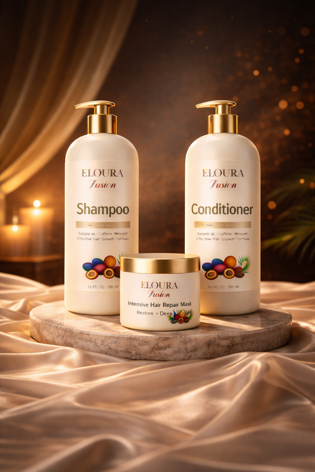 Batana set with Shampoo+conditioner+mask