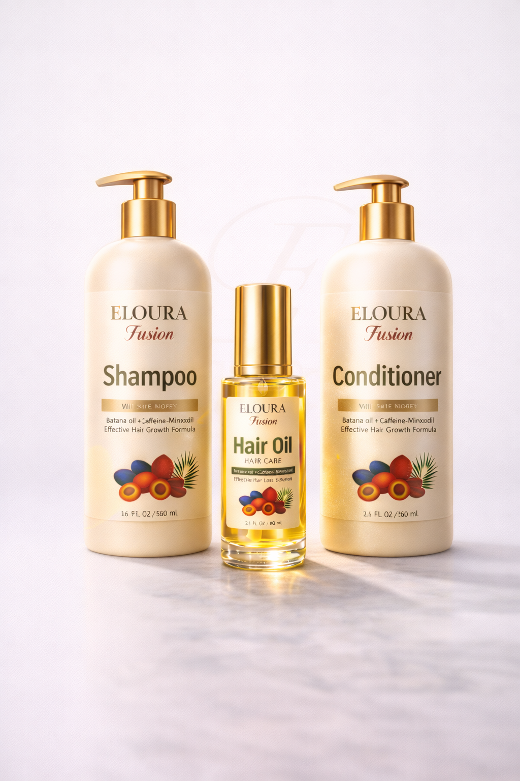 Botanical Complete ritual Shampoo + Conditioner + Hair Oil