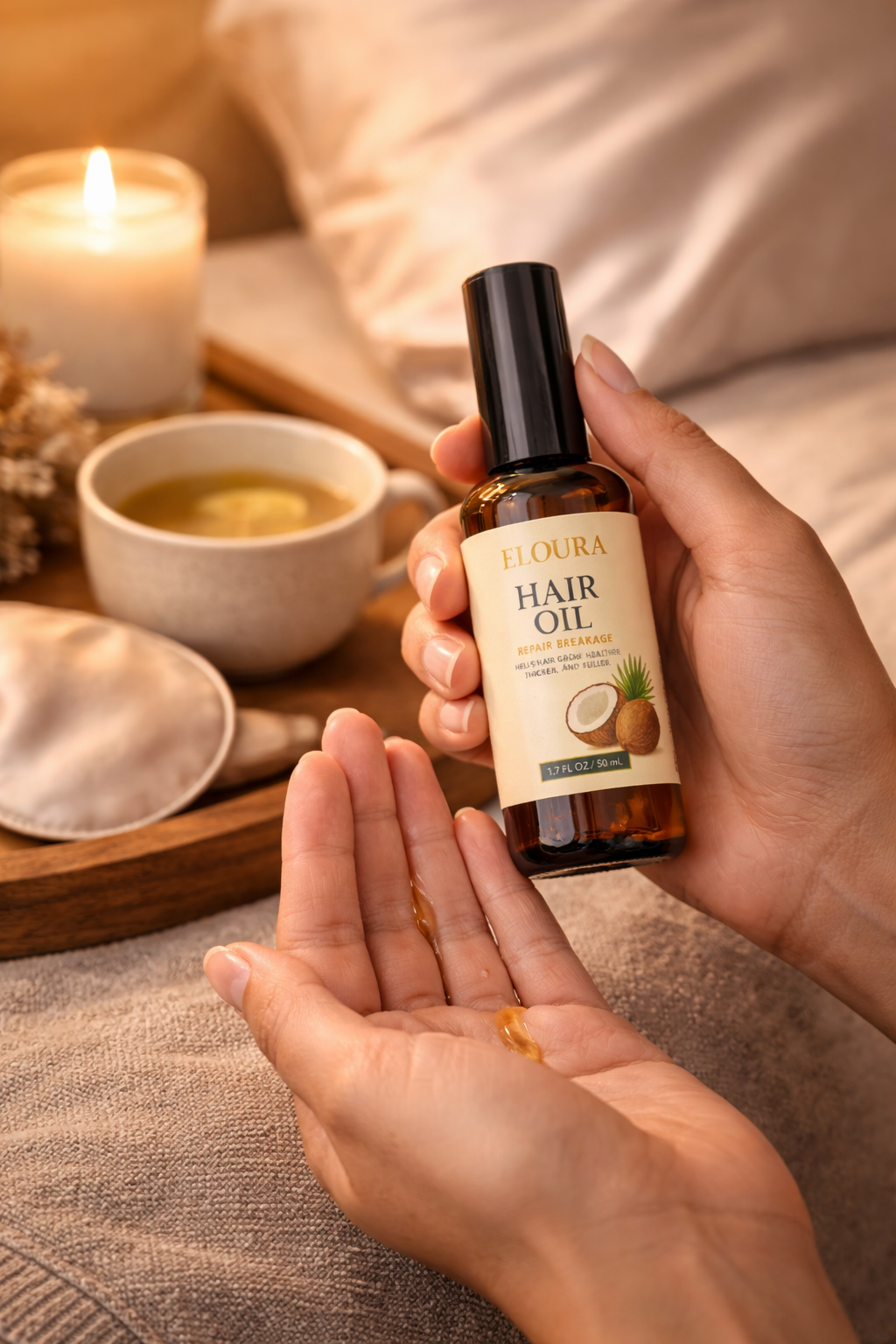 Coconut hair oil