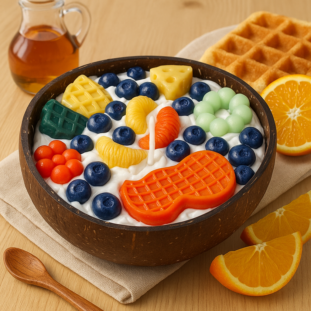 Fruit Coconut Shell Candle