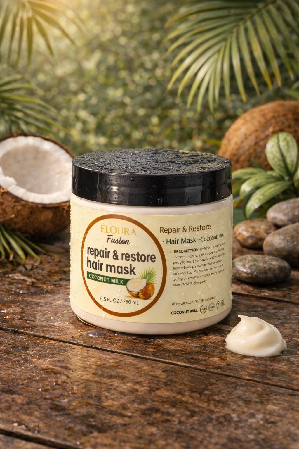 Coconut hair mask
