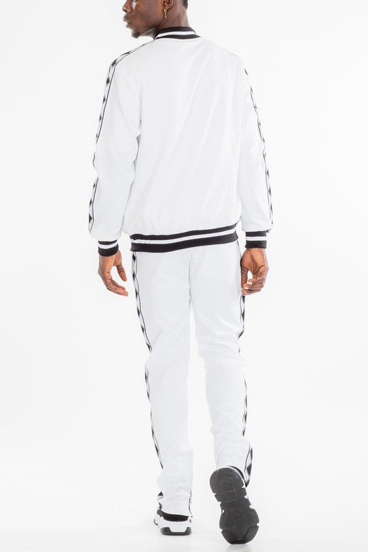 Men's Diamond Tape 2 piece Track Suit