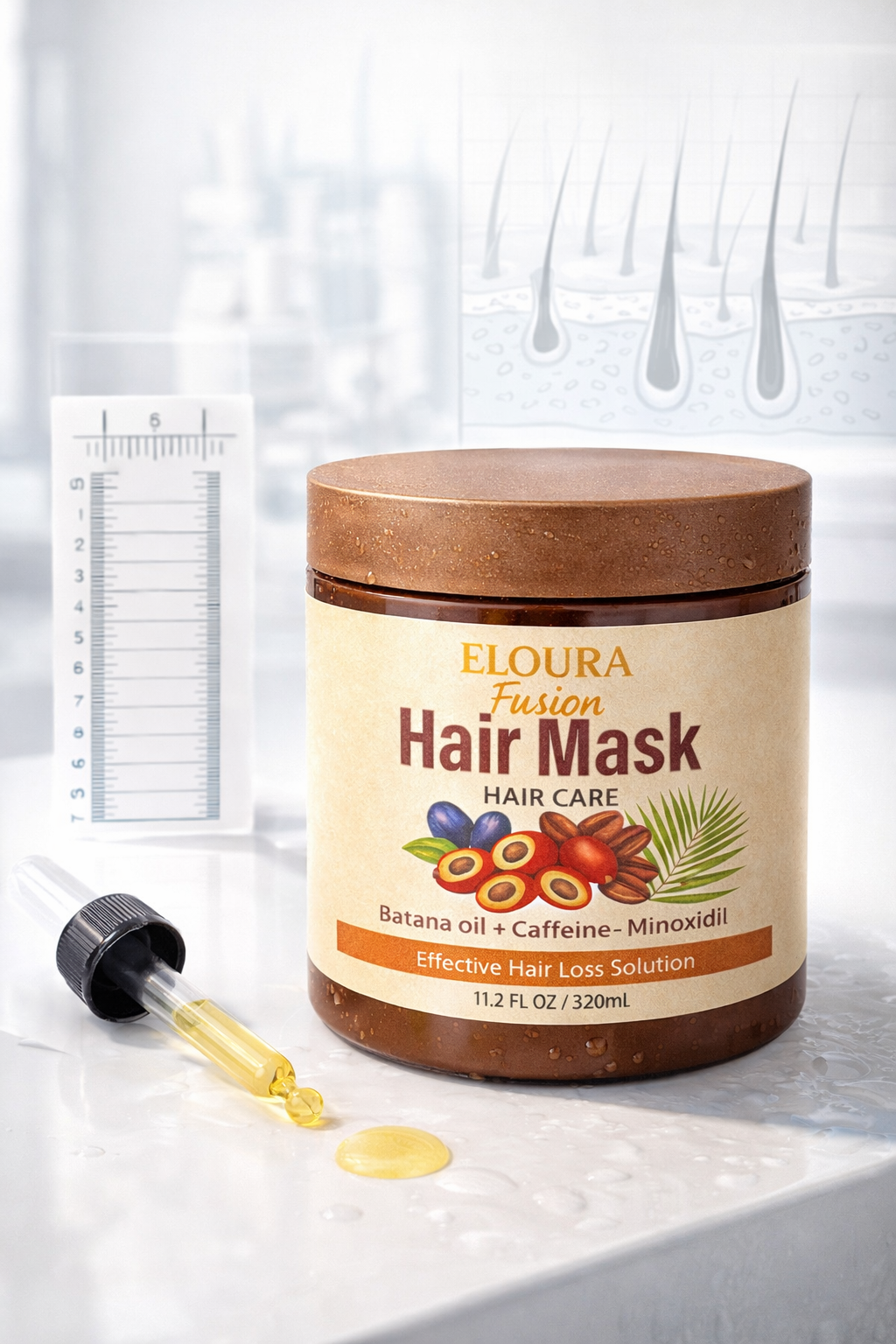 Batana oil+Caffeine-Minoxidil Hair Mask
