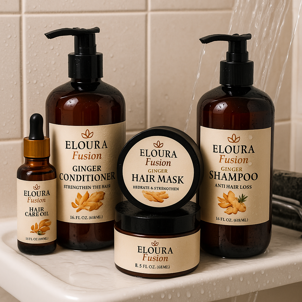 Ginger Hair Care Set