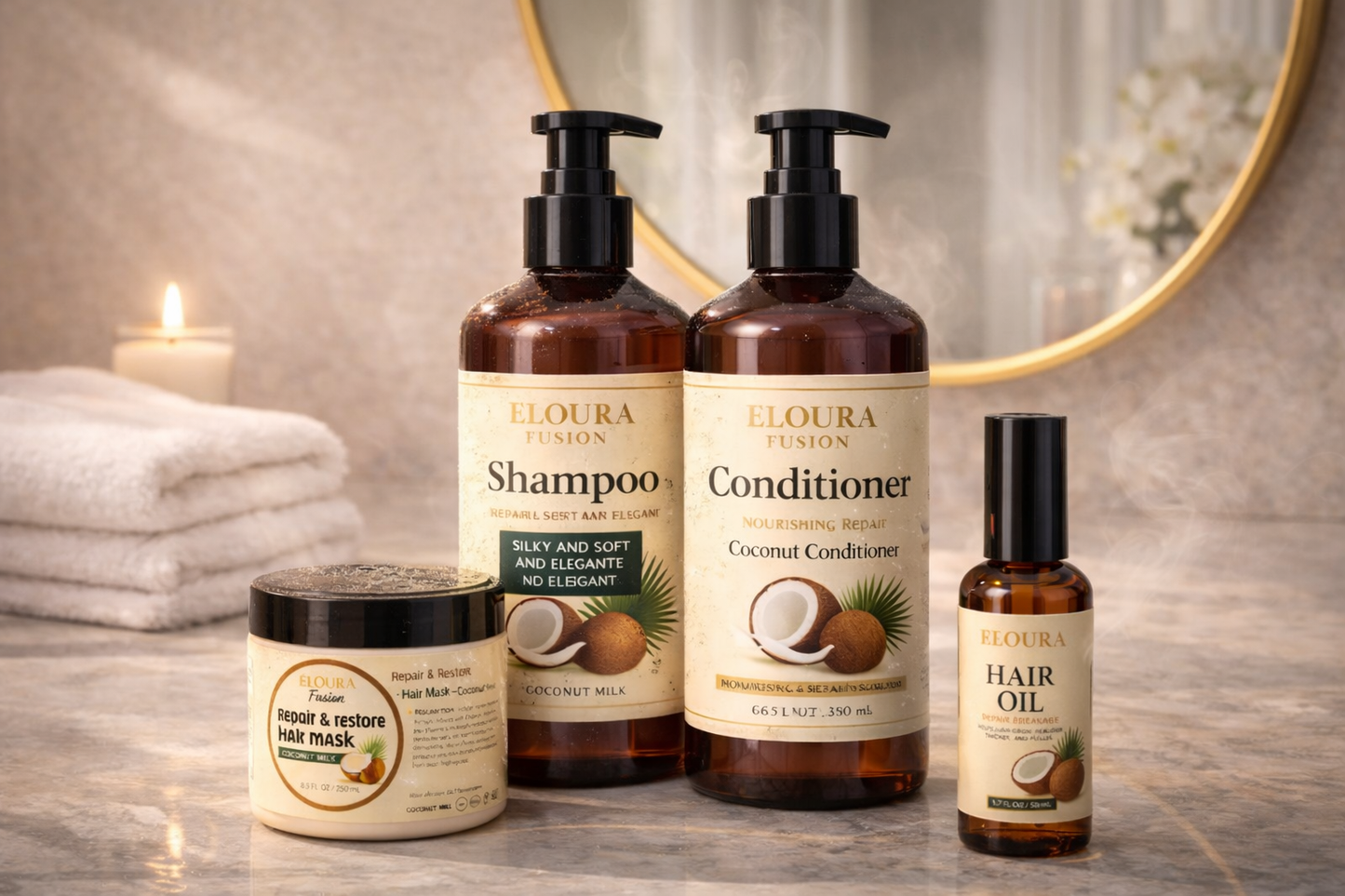 Full complete Ritual Coconut Repair &
Restore Set