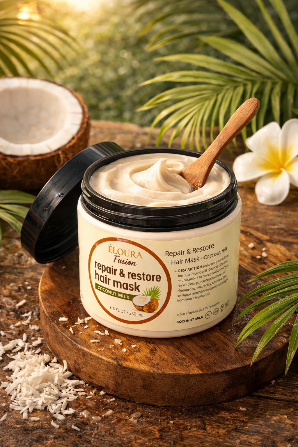 Coconut hair mask