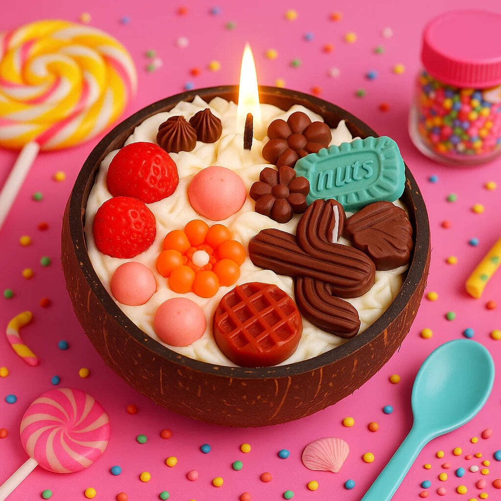 Coconut Cocoa Bliss – Handmade Candle