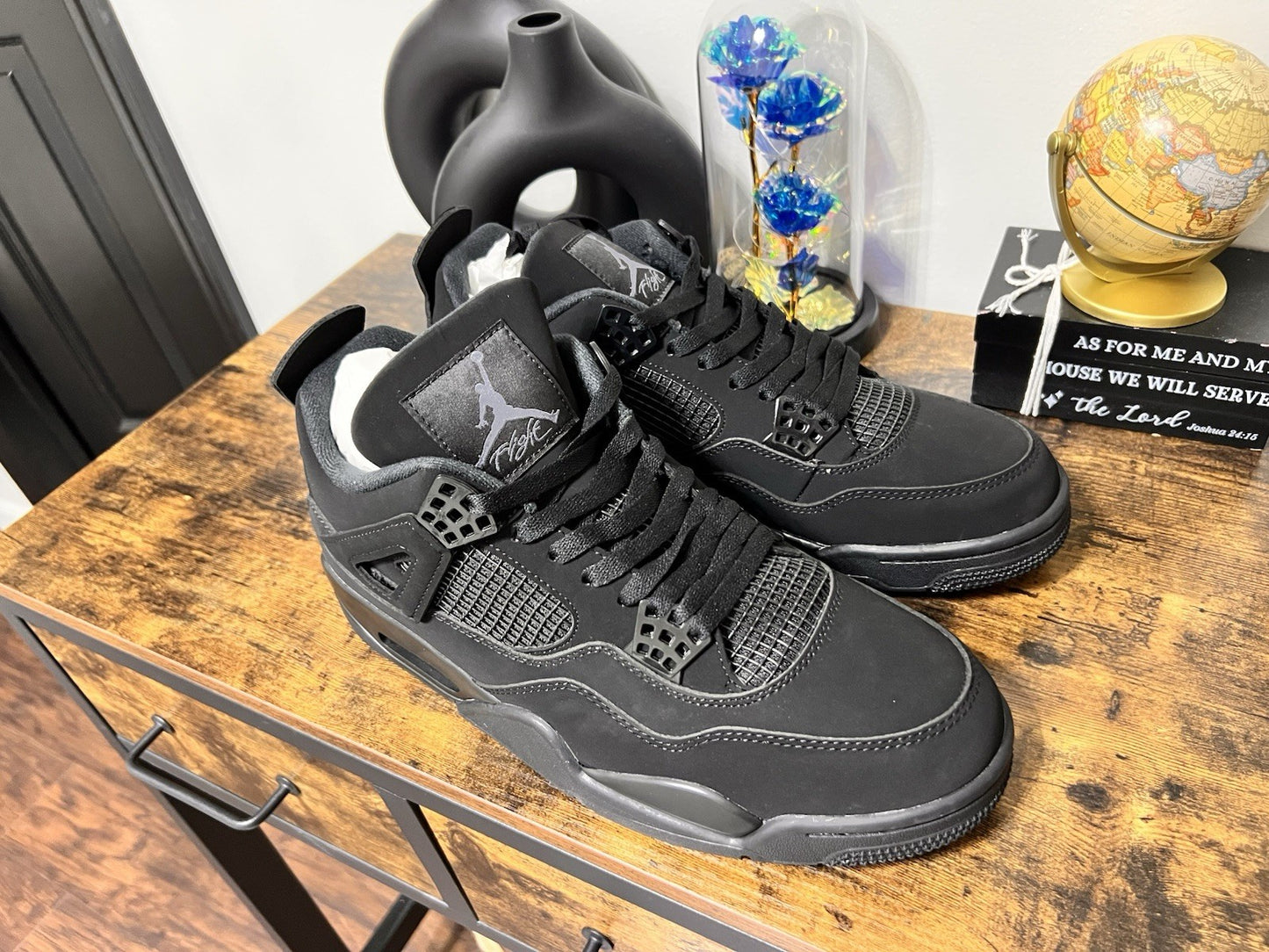 Size 12 - Air Jordan 4 Retro 2025 Black Cat