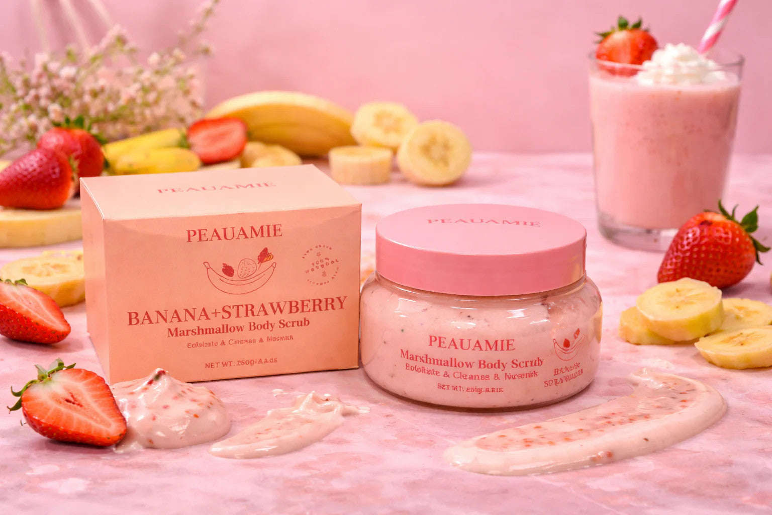 Banana Strawberry Body Scrub