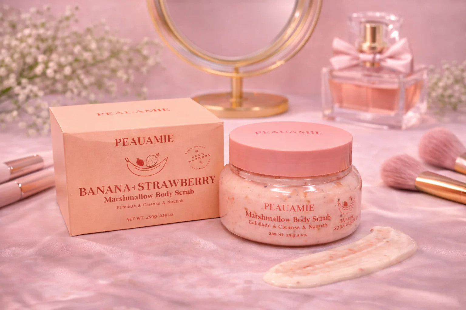 Banana Strawberry Body Scrub