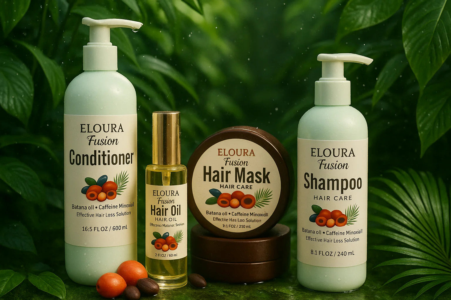 Batana oil + Caffeine-Minoxidil Hair care set