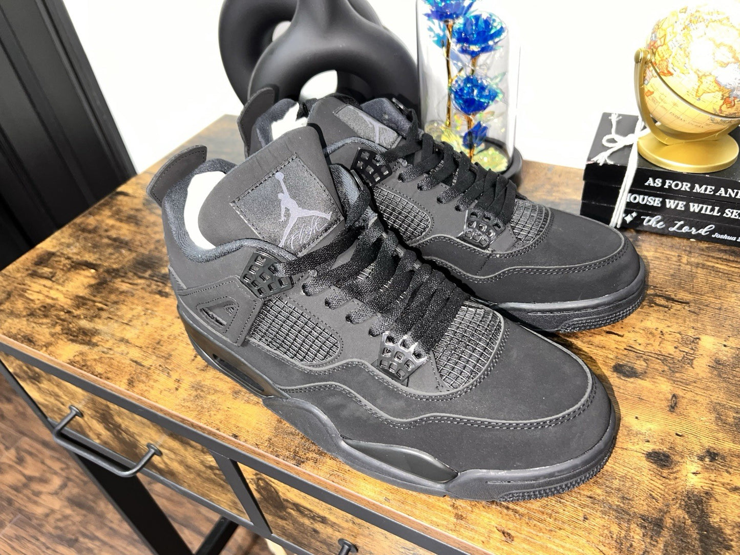 Size 12 - Air Jordan 4 Retro 2025 Black Cat