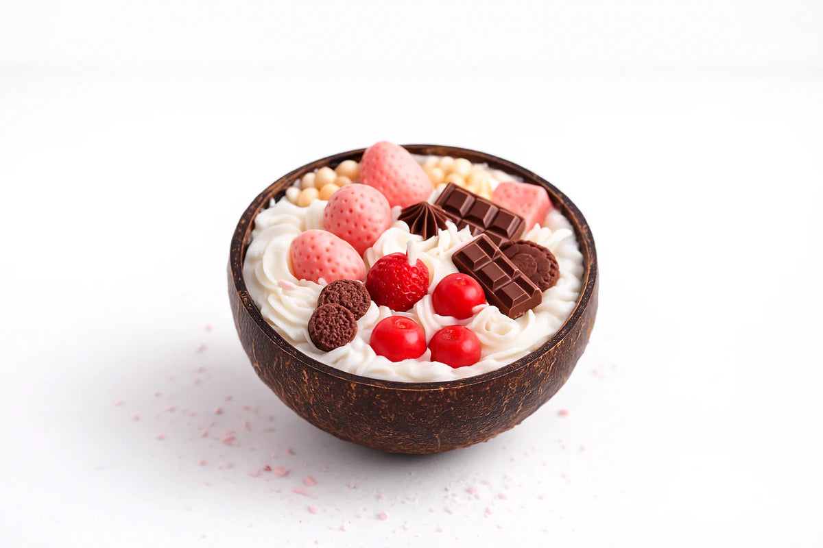 Sweet Fantasy, coconut shell scented candles