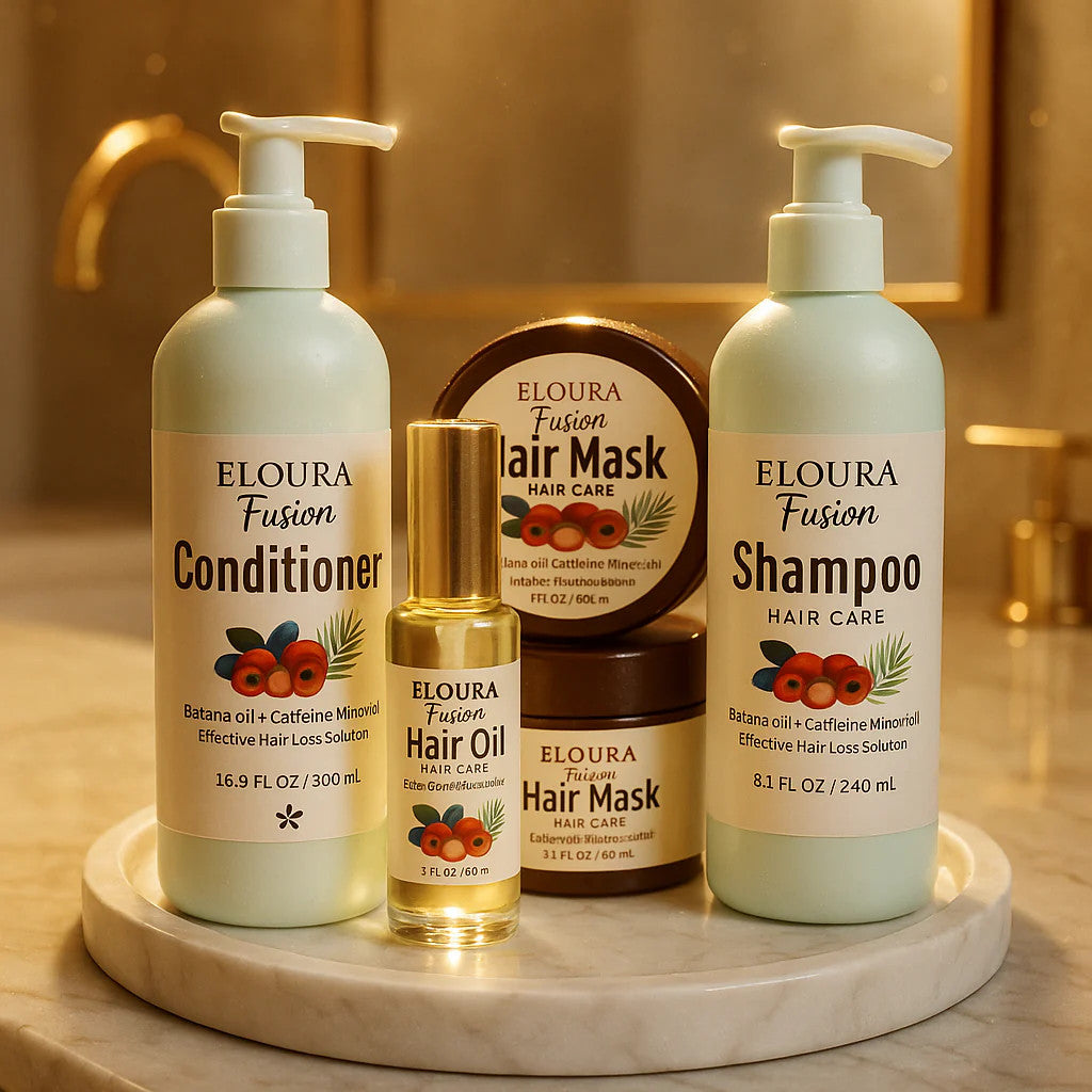 Batana oil + Caffeine-Minoxidil Hair care set