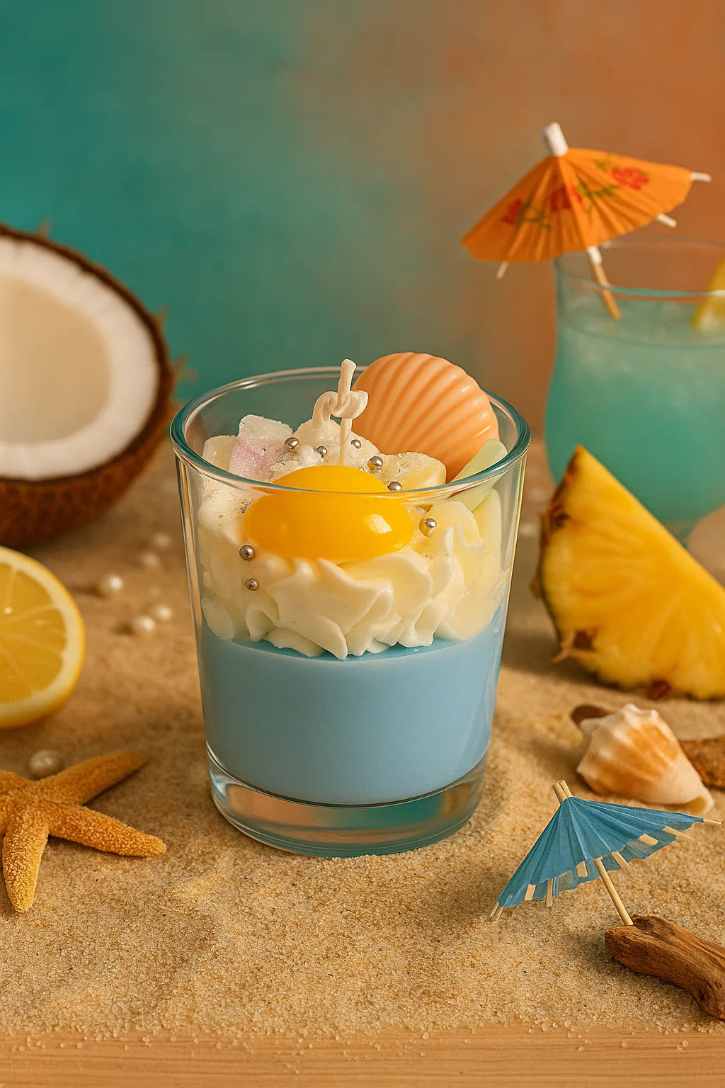 Dessert scented candle