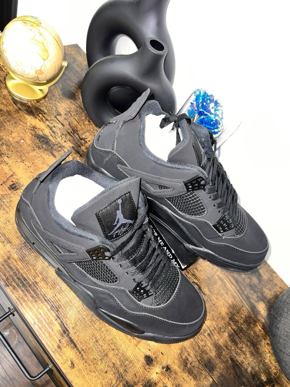 Size 12 - Air Jordan 4 Retro 2025 Black Cat