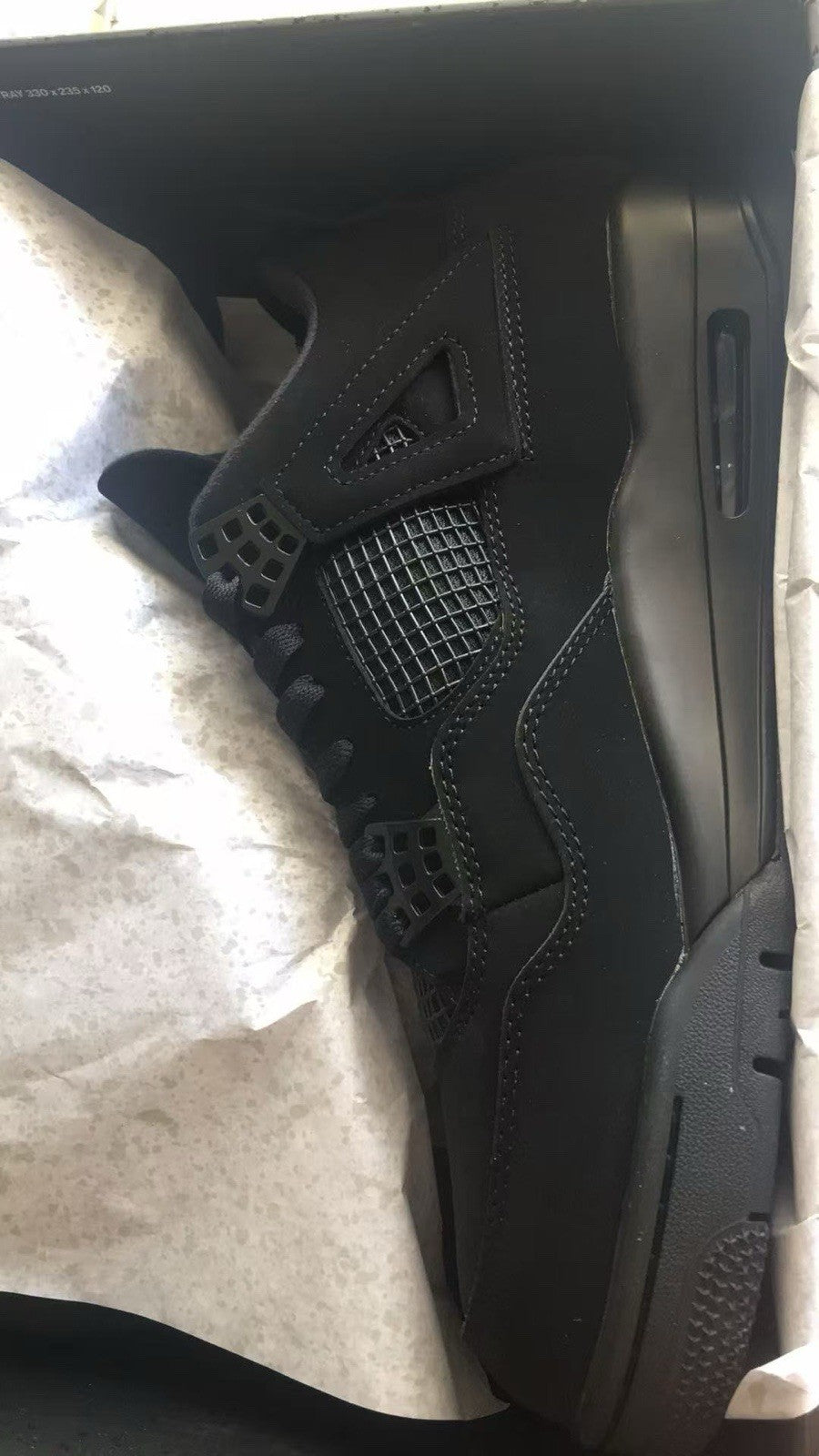 Size 12 - Air Jordan 4 Retro 2025 Black Cat