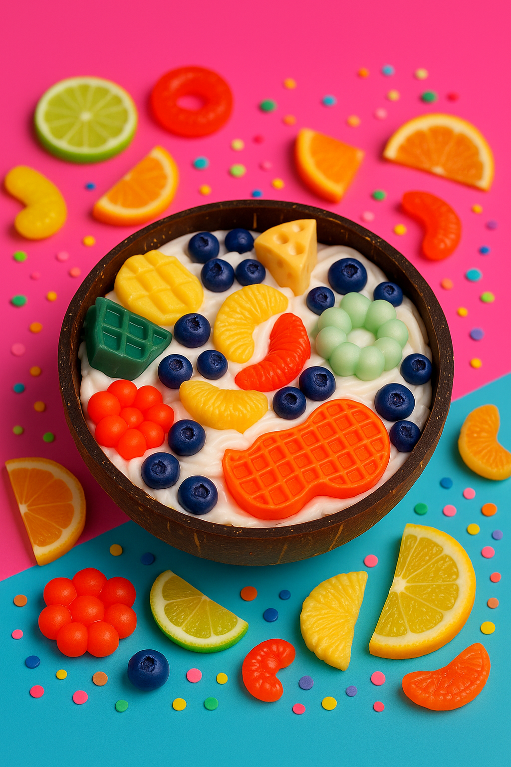 Fruit Coconut Shell Candle