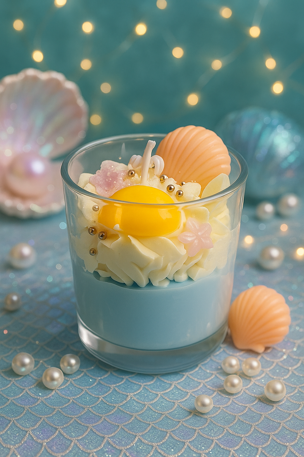 Dessert scented candle