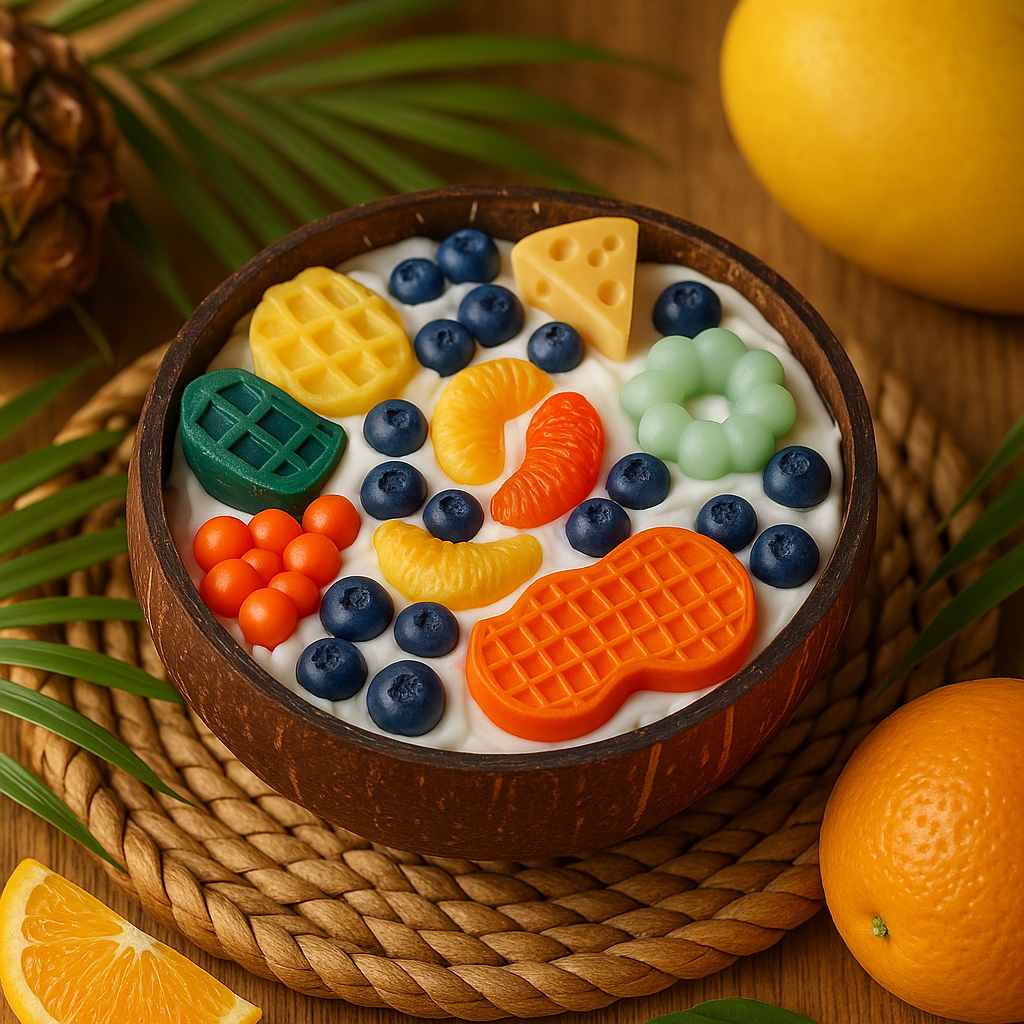 Fruit Coconut Shell Candle