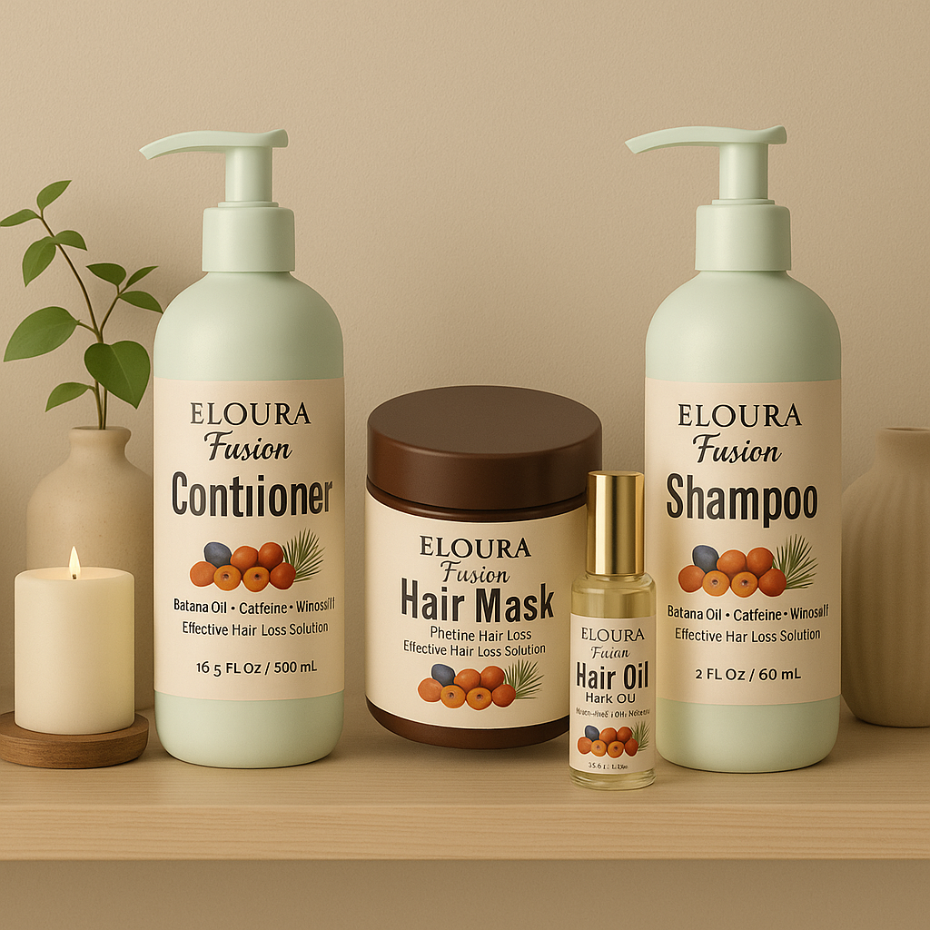 Batana oil + Caffeine-Minoxidil Hair care set