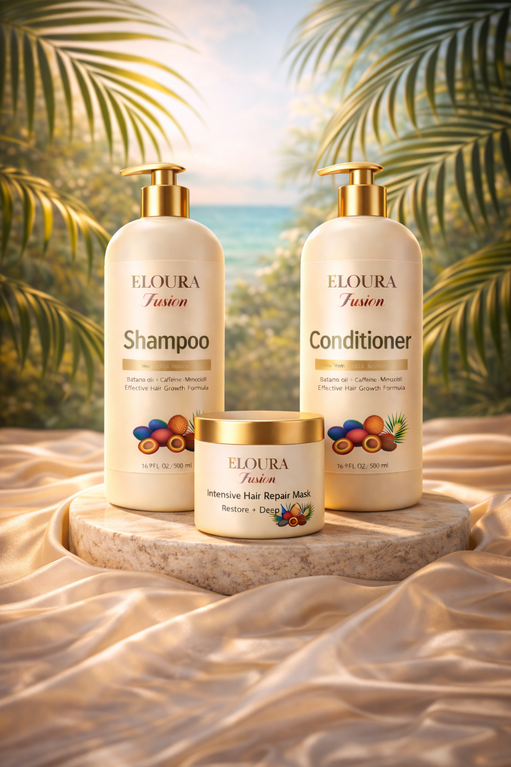 Batana set with Shampoo+conditioner+mask