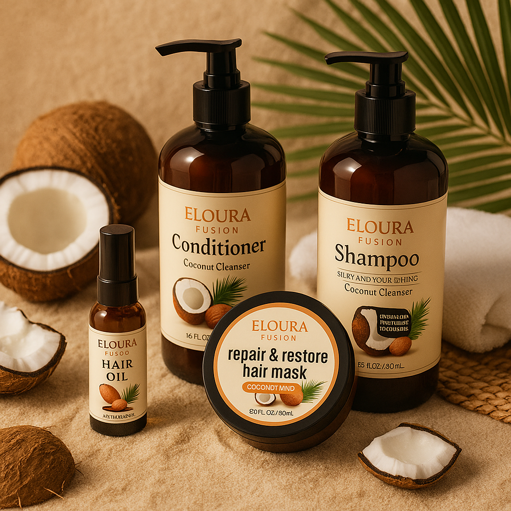 Coconut Hair Care Set