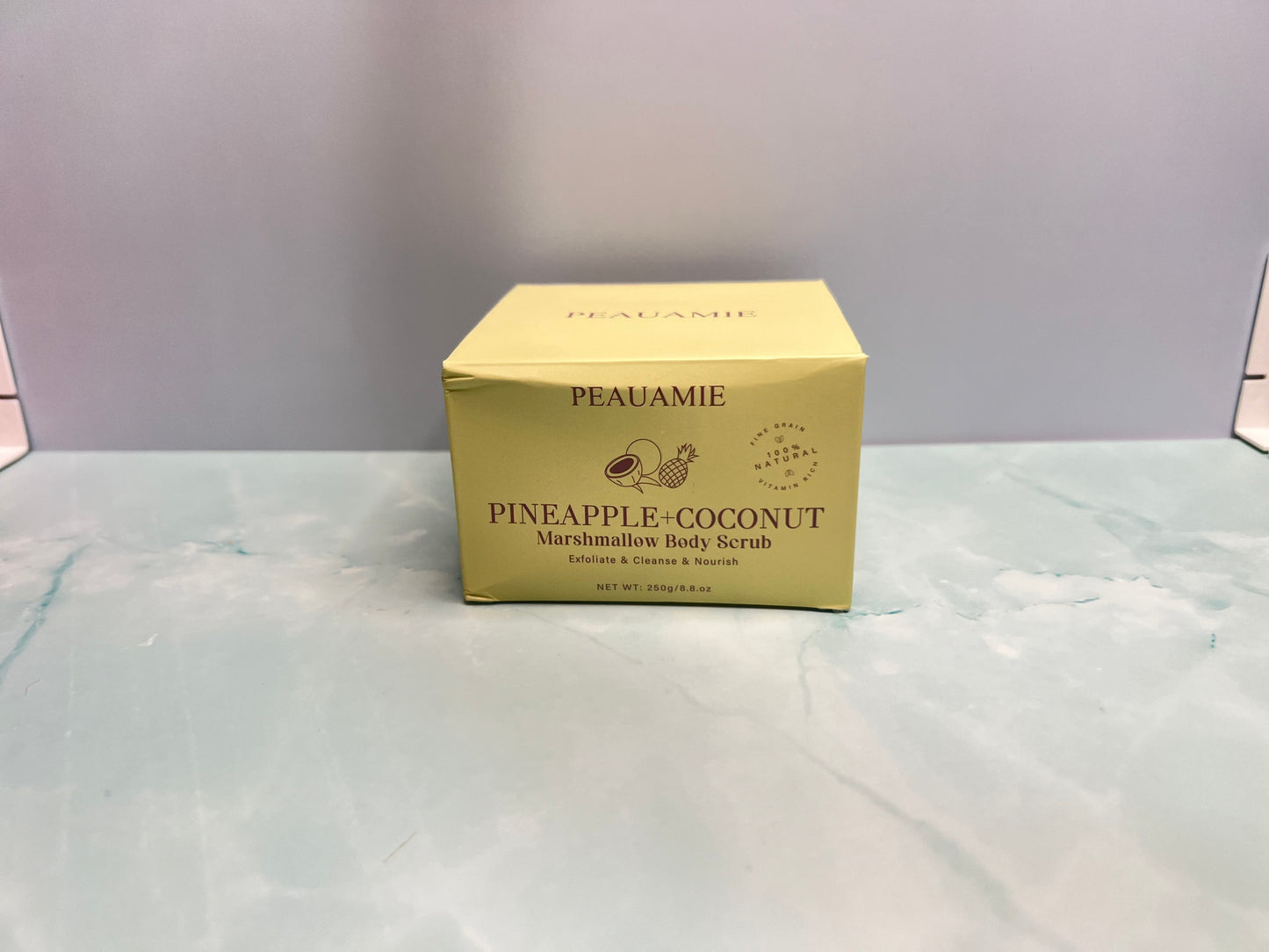 Pineapple coconut body scrub