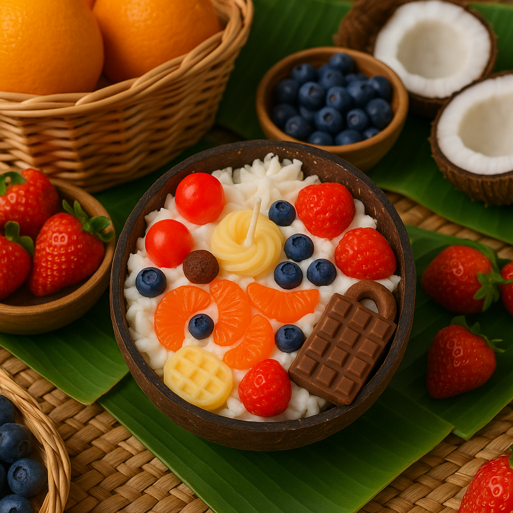 Fruits scented candles