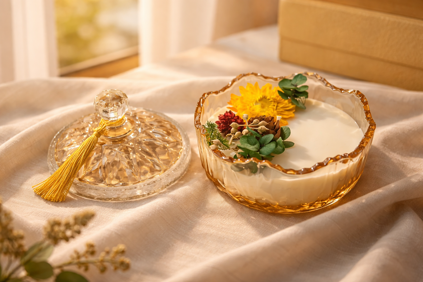 Vanilla Bloom Luxury Candle