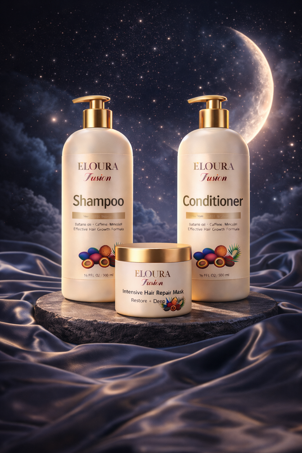 Batana set with Shampoo+conditioner+mask