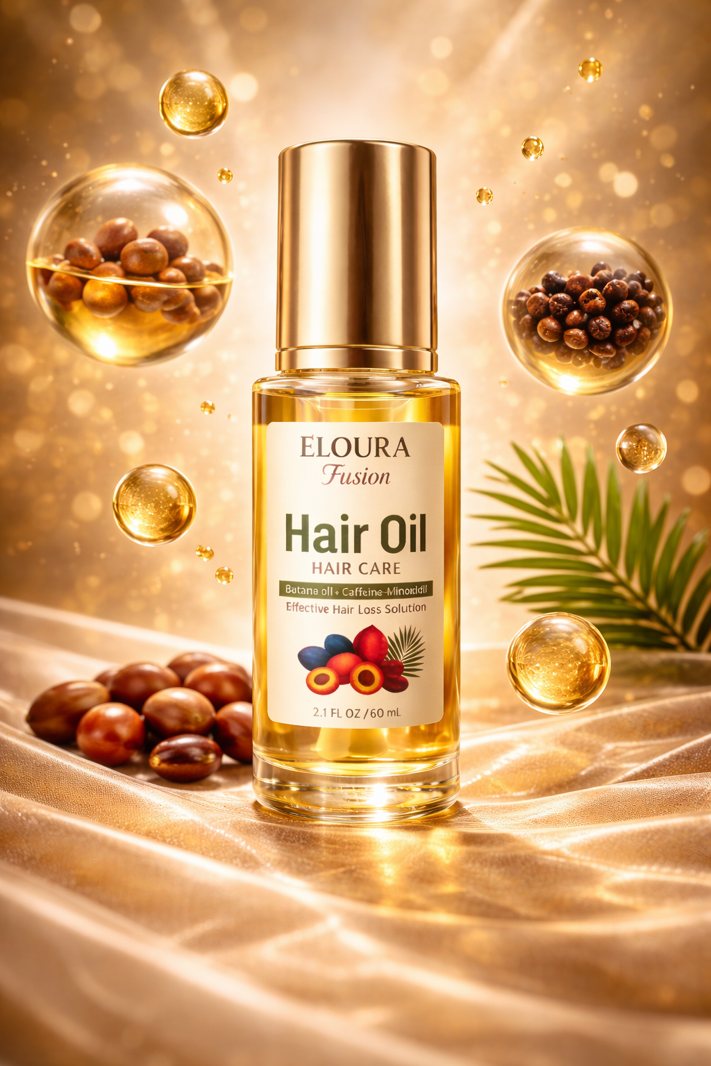 Botanical hair oil