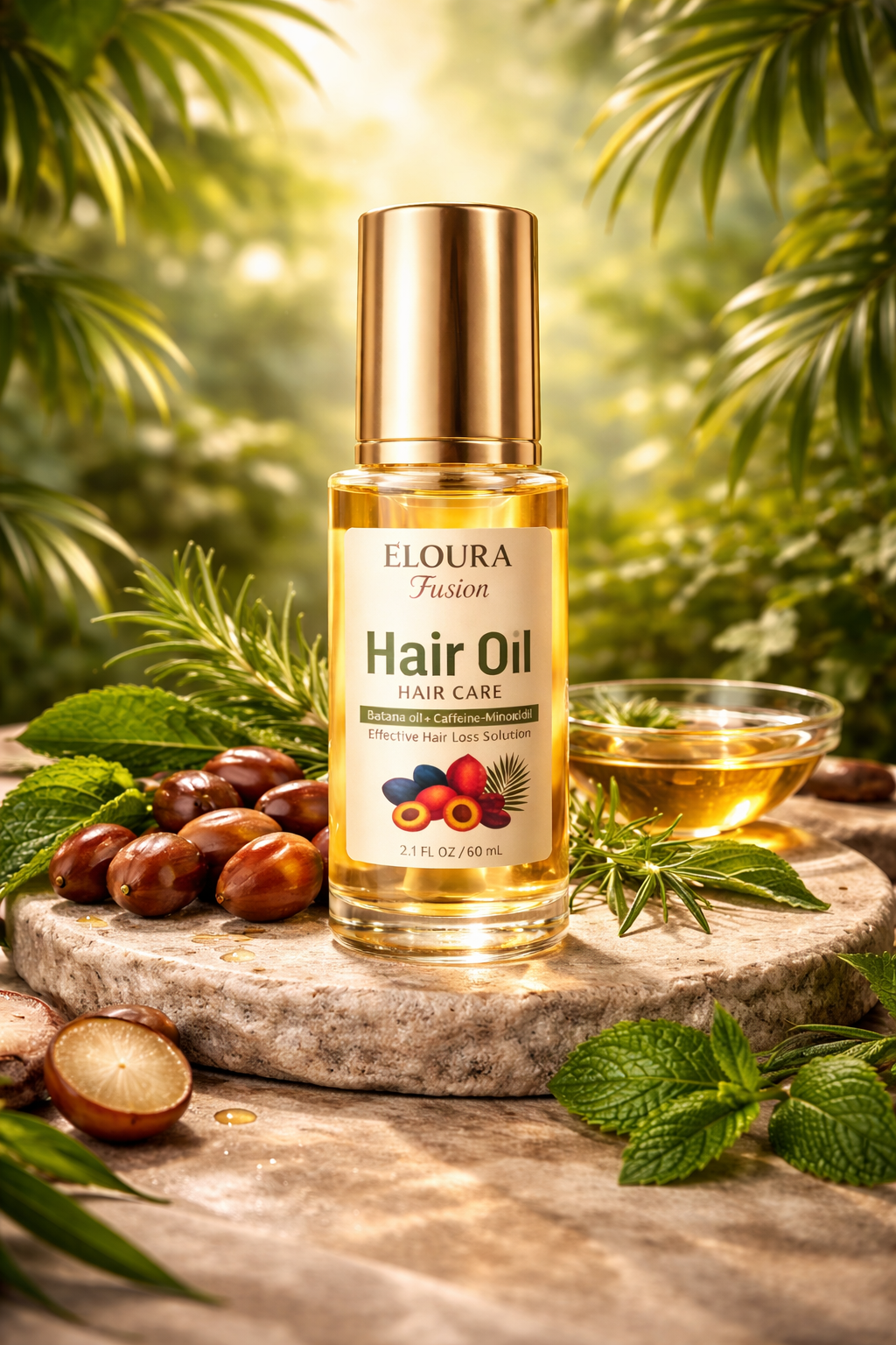 Botanical hair oil